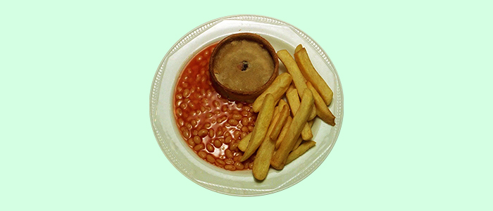 Baked Beans & Chips 