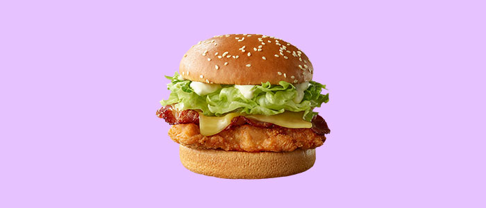 Chicken Burger With Cheese  Double 