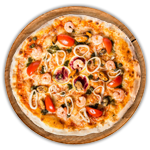 Spicy Chicken & Prawn Pizza 